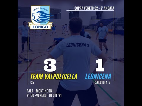 1-10-21 Coppa Veneto C2- 2' andata Gir. B - T. Valpolicella 3-1 Leonicena Highlights FHD