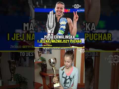 „TO JEST MÓJ NAJWAŻNIEJSZY PUCHAR”! TAK MÓWIŁA MAŁA MAJA CHWALIŃSKA #SHORTS