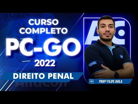 Concurso PC GO 2022 - Curso Completo de Direito Penal - AlfaCon