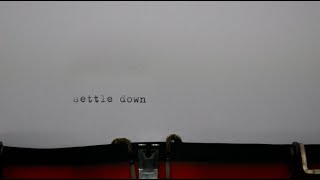 Settle Down - Gentle Bones (Unofficial Lyric Video)