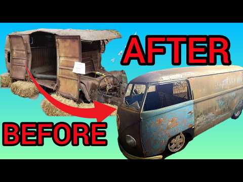 Abandoned 1952 VW T1 Barndoor Restoration - Full Bodywork