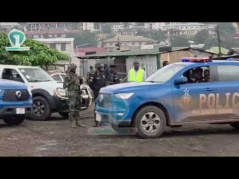 Armed Security Personnel Storm Sabon Zongo to Demolish Suspected Criminal Hideout
