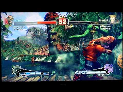 SSF4: kotarousann (Balrog) vs GameOutttt (Guile) - Japanese XBL ranked