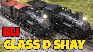 Broadway Limited's FIRST Shay Locomotive: Class D 4-Truck Shay with Paragon 4 DCC Sound!