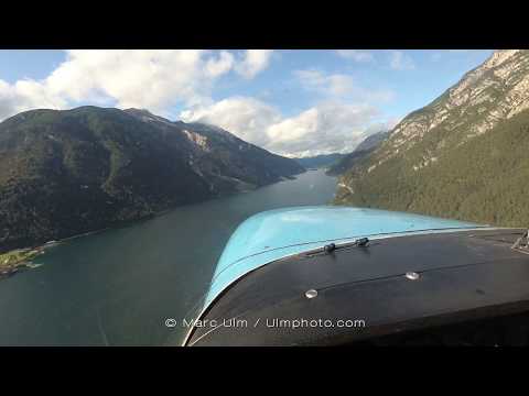 Lake Achensee VFR Fly Over Cockpit View Cessna 172N Skyhawk