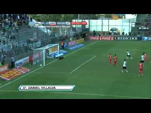 Gol de Villalba San Martín 2   Argentinos 1 Fecha 13 Torneo Final 2013 - GolesYa.com