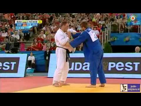 Judo 2013  European Championships Budapest: Bauza (LTU) - Odenthal (GER) [-90kg] bronze