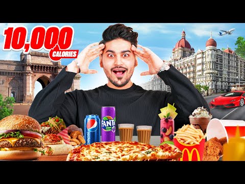 Eating 10,000 CALORIES In 24 HOURS In MUMBAI (CHALLENGE)