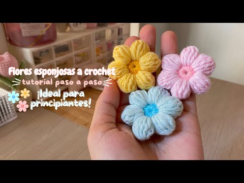 The easiest flowers to crochet 😱 | Easy step-by-step tutorial | Crochet flowers 🌸🌼