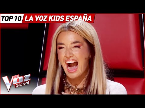 Top 10 Audiciones a Ciegas 4 de La Voz Kids España 2025