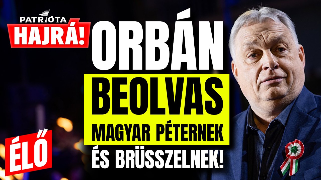 ÉLŐ ORSZÁGJÁRÁS: Orbán elmondja hogyan lehet elkerülni a g.ci nagy háborút! / +ELEMZÉS