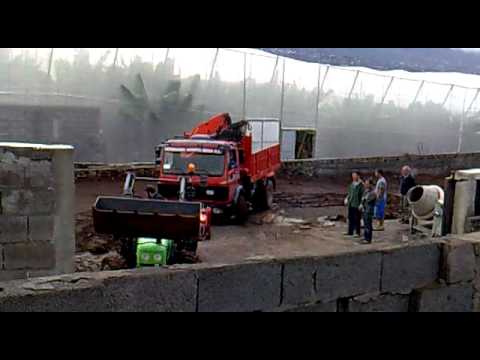 arrastre de ganao en la finca