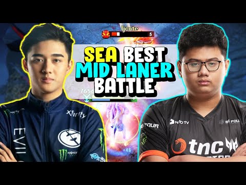 ABED Leshrac vs ARMEL Ember Spirit - Last Pick vs Last Pick - SEA Best Mid Laners Battle DOTA 2