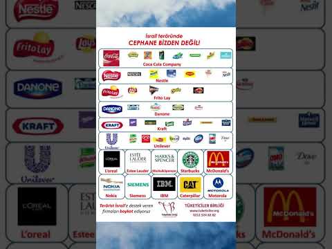 Boykot Listesi - Yahudilere Destek Veren Şirketler