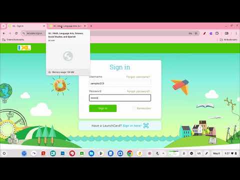 Logging Into Ixl
