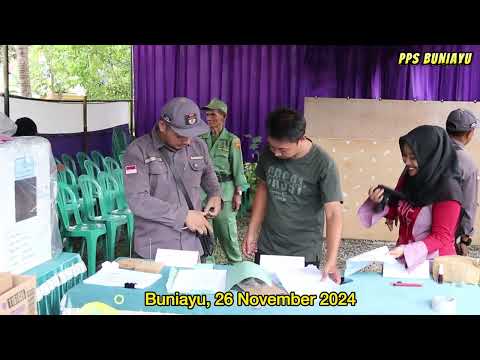DISTRIBUSI LOGISTIK PILKADA 2024 PPS DESA BUNIAYU