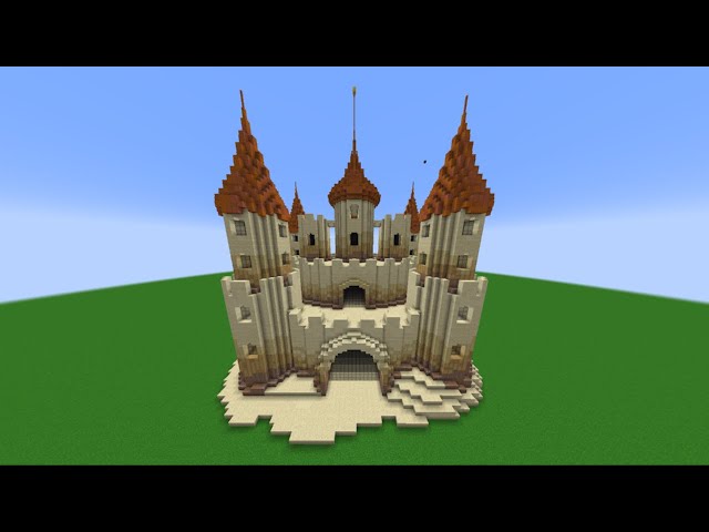 sand castle Minecraft Map