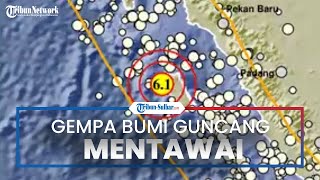 Gampa Bumi Magnitudo 6,1 SR Guncang Kepualaun Mentawai akibatkan Beberapa Bangunan Rusak