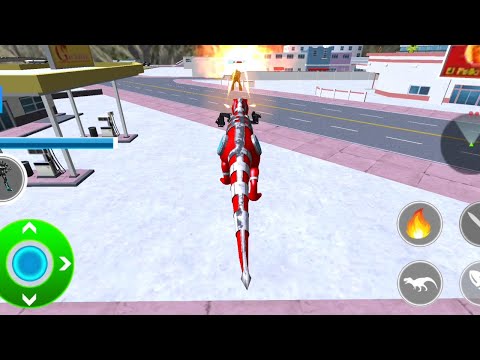 Dino Robot Car Game Dinosaur Robot Transform hero Android Gameplay #06