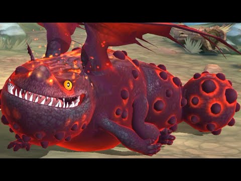 Breedery: 5⭐ The Blistering Belcher - Hotburple - Dragons Titan Uprising