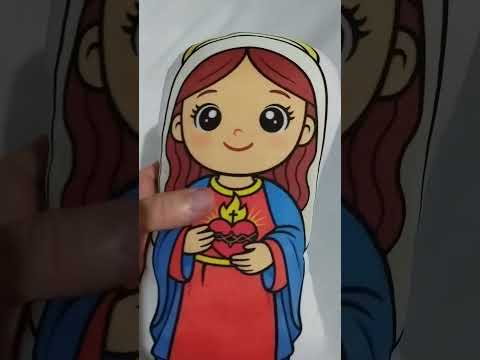 Naninha Imaculado Coração de Maria Coleção Santa Fofura @SantaFofura #santafofuraoficial