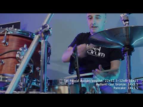 Steeldrum Hybrid drumset  , test.