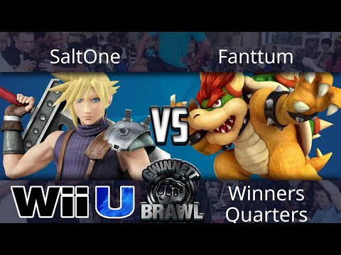 Gwinnett Brawl August 2017 - SaltOne (Cloud) vs Fanttum (Bowser) - Smash 4 Winners Quarters