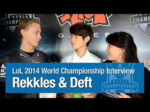 LoL 2014 World Championship Interview - Rekkles & Deft