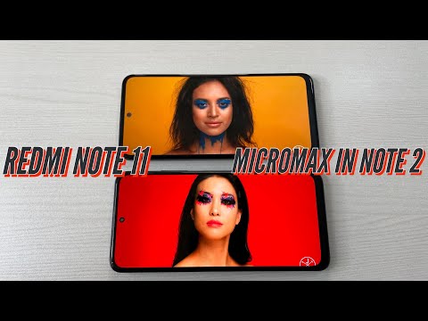 Redmi Note 11 Vs Micromax In Note 2 Display and Sound Comparison!