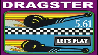 LET'S PLAY: DRAGSTER (ATARI 2600 - With Commentary)