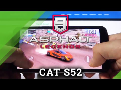 Game Test Performance on CAT S52 - Asphalt 9 Gameplay
