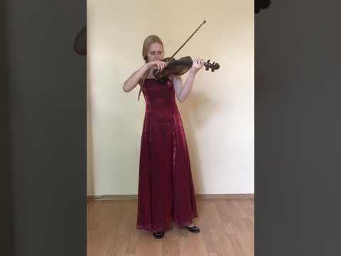 J.S.Bach. Sonata N1 for violin solo. Adagio - Anastasia Sergeeva
