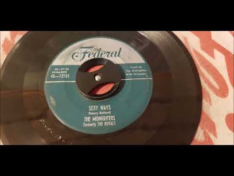 The Midnighters - Sexy Ways - 1954 Doo Wop - Federal 45-12185