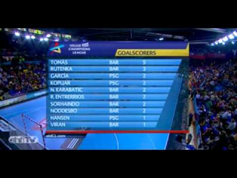 FC Barcelona PSG Handball champions 15 2 2014