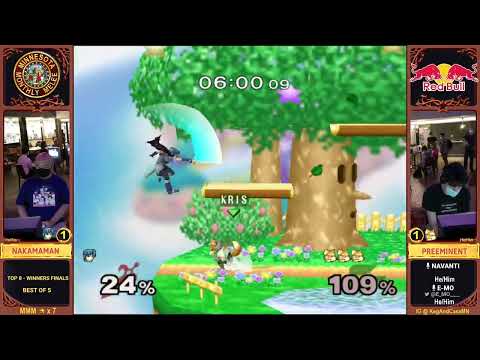 MMM #7 - Top 8 Singles WF: Nakamaman (Marth) vs Preeminent (Fox)