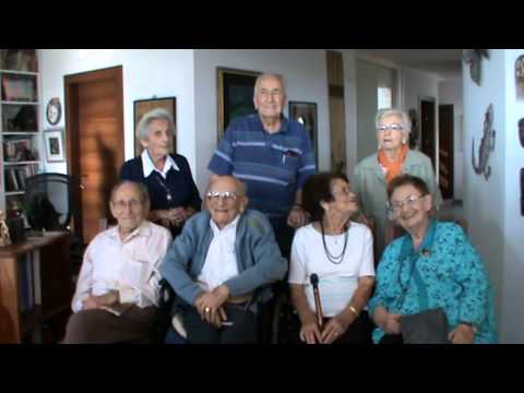 Reunion of Czech "kids" after 70 years, in Neve Ilan, Israel, 28. 10. 2012