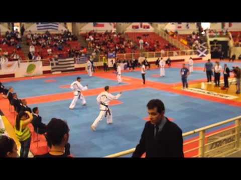 Dovas Pano Panagiotis (GRE) v Martin Mahoney (IRL) - Male IV Dan Pattern