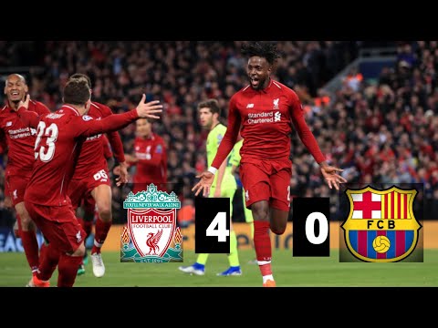 Liverpool 4 x 0 Barcelona | Highlights and goals 2019 UCL Semi Final (with Arabic commentary)