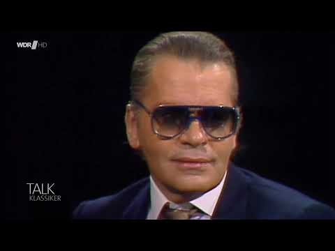 Karl Lagerfeld feuert Mitarbeiter und Moderator - Ich stelle Mich - WDR - 1985 #talkshow #interview