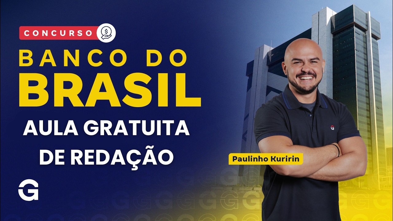 Concurso Banco do Brasil | Aula de Redação Gratuita: Dicas Extras + Temas para Gabaritar!