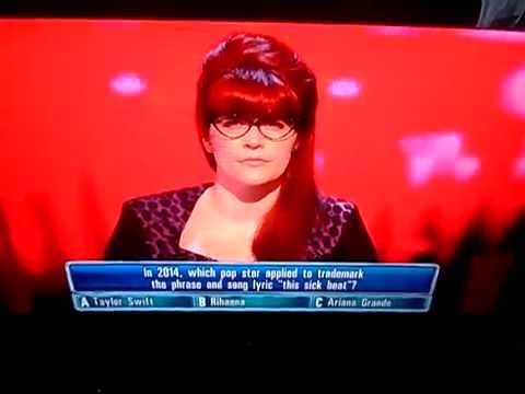 The chase answer puts in "Taylor Swift"
