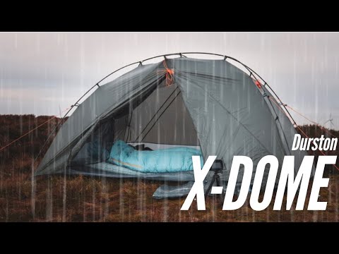 Most HYPED TENT of 2025! Durston X-Dome vs. Strong Winds and Rain 🌧️ 💨 STORM DARRAGH