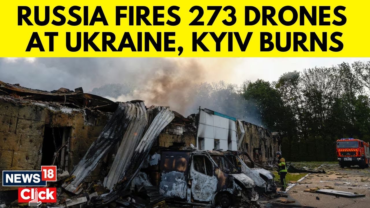 Russia Fires 273 Drones At Ukraine In Largest Attack Since Start Of War | Putin | Zelensky | N18G