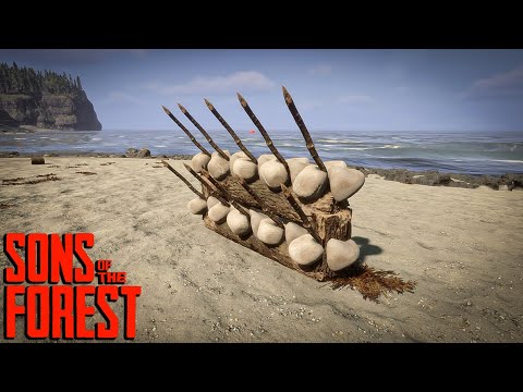 How To Build NEW Ultimate Spike Wall In Sons Of The Forest (MOST EFFECTIVE!)