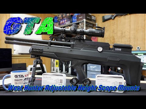 West Hunter Adjustable Mounts on the New Air Venturi Avenger Bullpup II - THEY WORK!!!