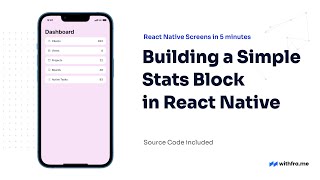 #33 Building a Simple Stats Block in React Native