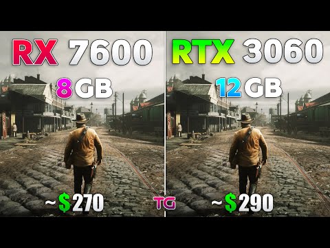 RX 7600 vs RTX 3060 - Test in 10 Games