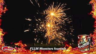 Ohňostrojová fontána Monsters fountain