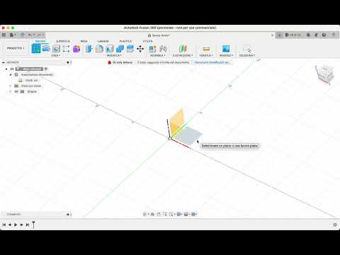 [Fusion 360] - 1 Videocorso di CAD CAM. Modellazione 3d