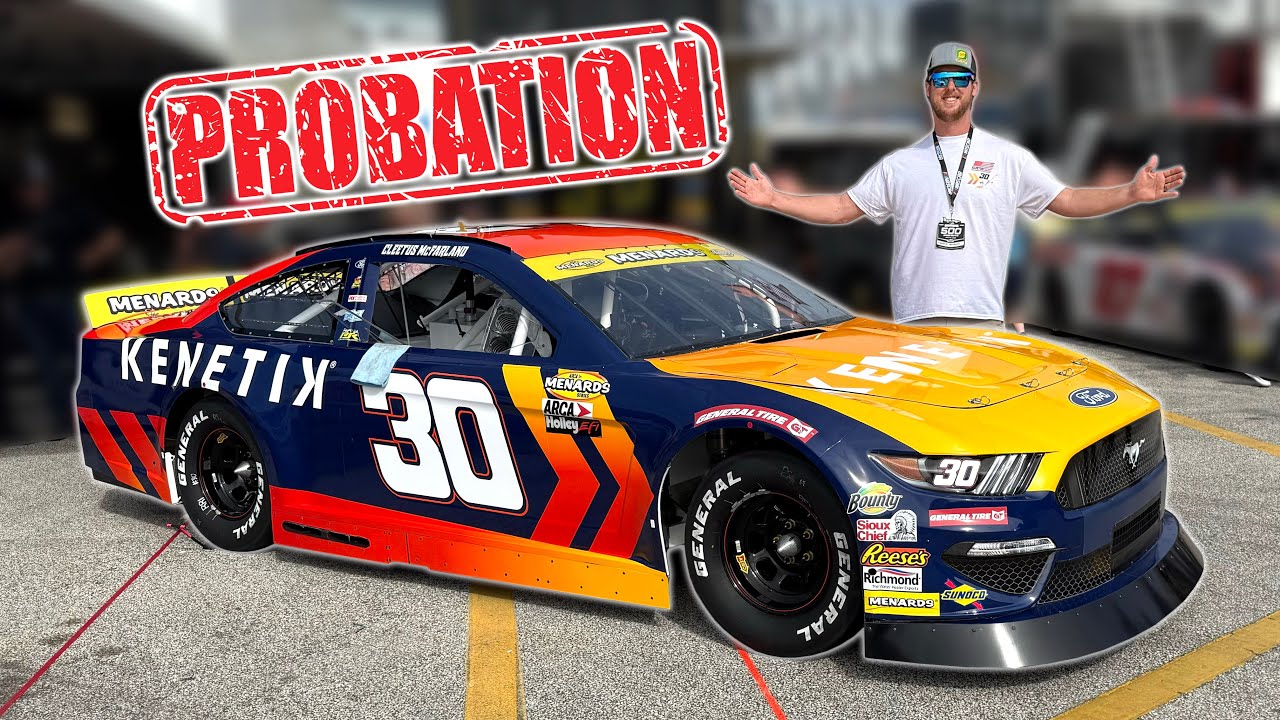 NASCAR Put Me On Probation, Here's Why